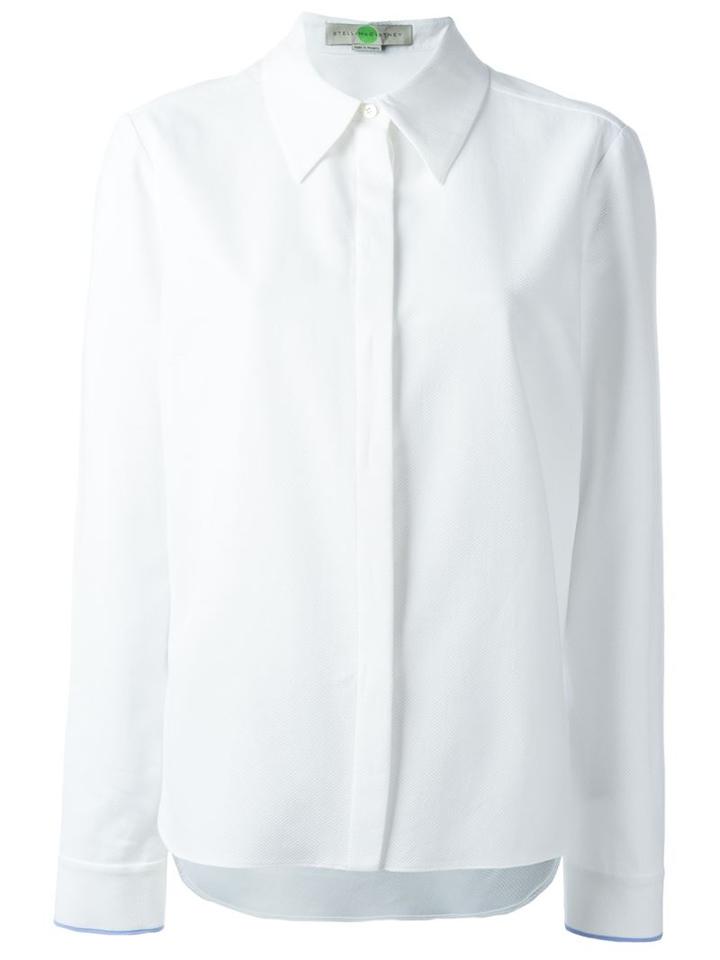 Stella Mccartney Classic Shirt, Women's, Size: 42, White, Cotton/silk