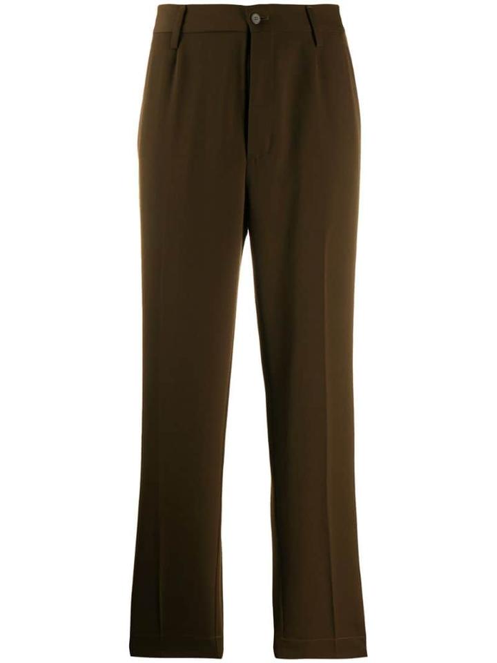 Forte Forte Cropped Tailored Trousers - Brown
