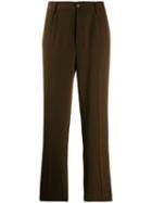 Forte Forte Cropped Tailored Trousers - Brown