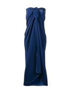 Jean Paul Knott Pareo Dress - Blue