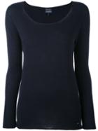 Woolrich - Fitted Top - Women - Cotton - L, Blue, Cotton