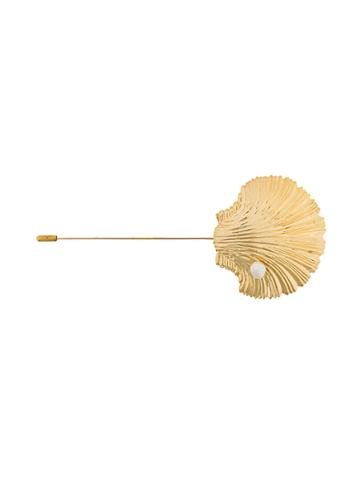 Atu Body Couture Shell Brooche - Metallic