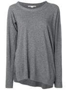 Stella Mccartney Asymmetric Loose-fit Sweater - Grey