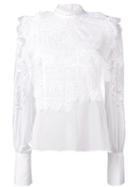 Ermanno Scervino Lace Embroidered Blouse - White
