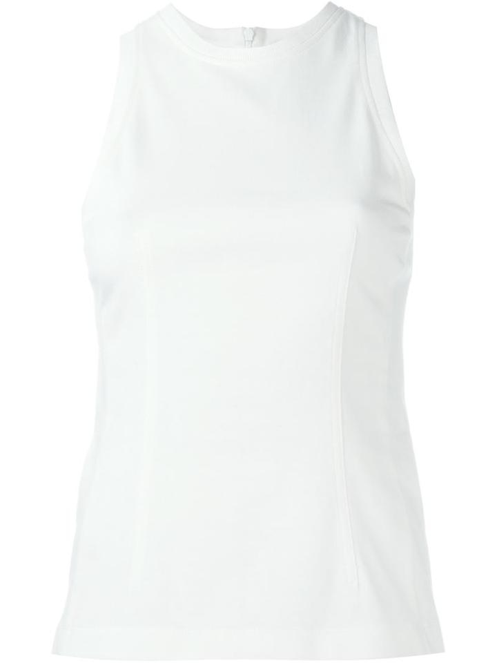 T By Alexander Wang Fitted Jersey Tank Top
