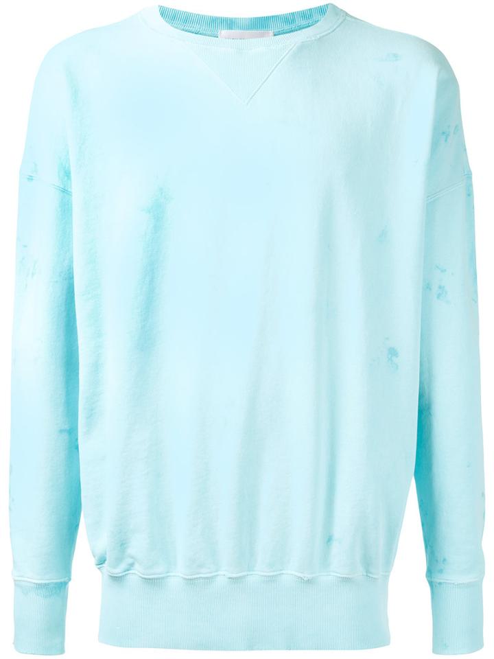 Faith Connexion - Crew Neck Sweatshirt - Unisex - Cotton - Xl, Blue, Cotton