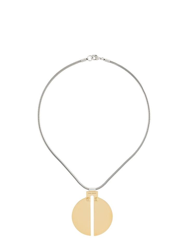 Isabel Marant Delicate Pendant Necklace - Metallic