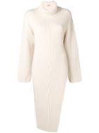 Mrz Asymmetric Sweater Dress - White
