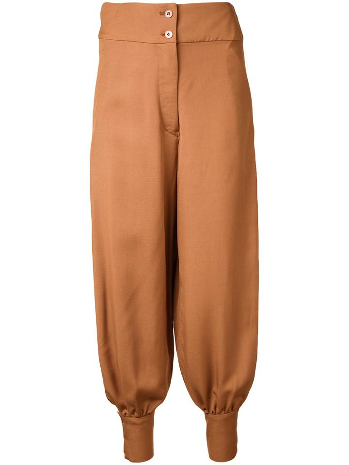 H Beauty & Youth - Aladdin Pants - Women - Rayon - S, Brown, Rayon