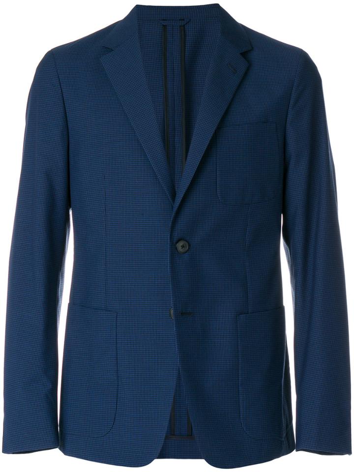 Prada Patch Pockets Blazer - Blue
