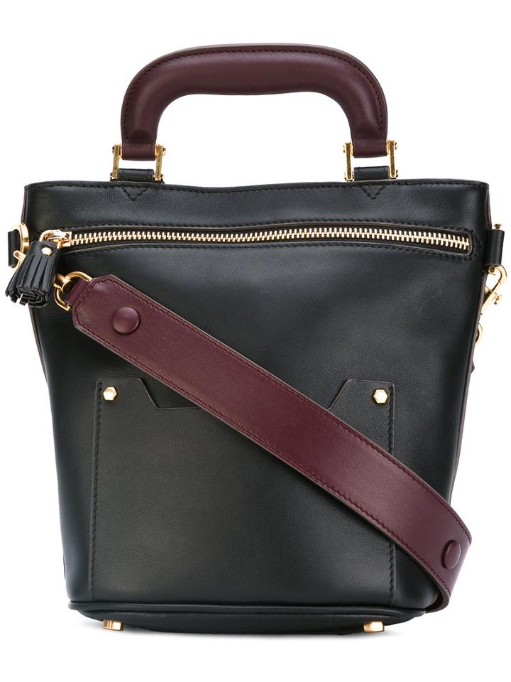 Anya Hindmarch Mini Shoulder Bag, Women's, Black, Leather