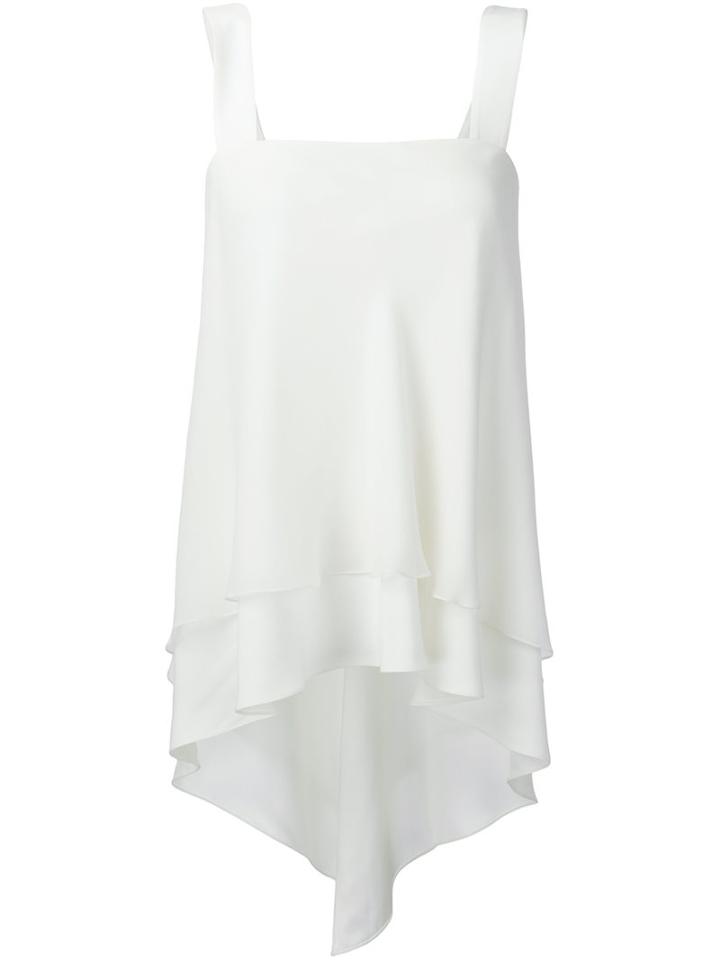 Adam Lippes Flutter Hem Top