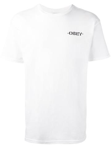 Obey 'mother Earth' T-shirt, Men's, Size: Large, White, Cotton