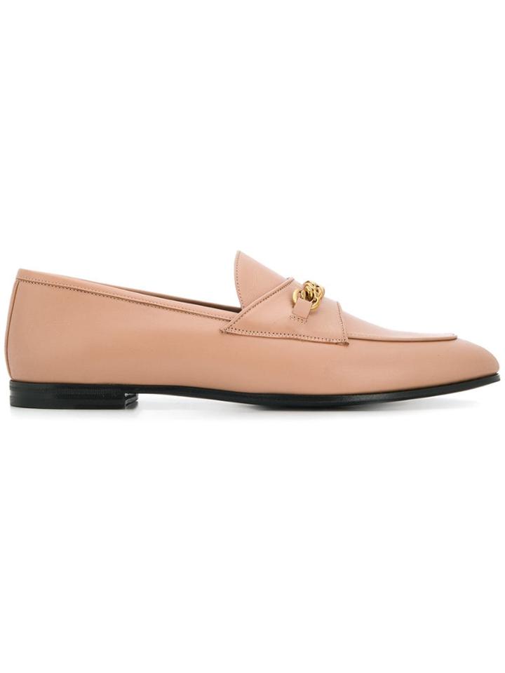 Tom Ford Chain Trim Loafers - Neutrals