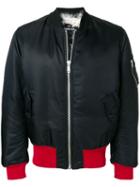 Calvin Klein 205w39nyc Contrast Hem Bomber Jacket - Blue
