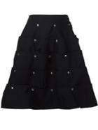 Comme Des Garçons Embellished Layered Knee-length Shorts