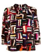 Giorgio Brato Patchwork Fur Coat