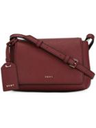 Donna Karan Small Flap Crossbody Bag, Women's, Red