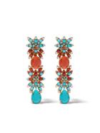 Pasquale Bruni 18kt Yellow Gold Ghirlanda Diamond Gemstone Earrings