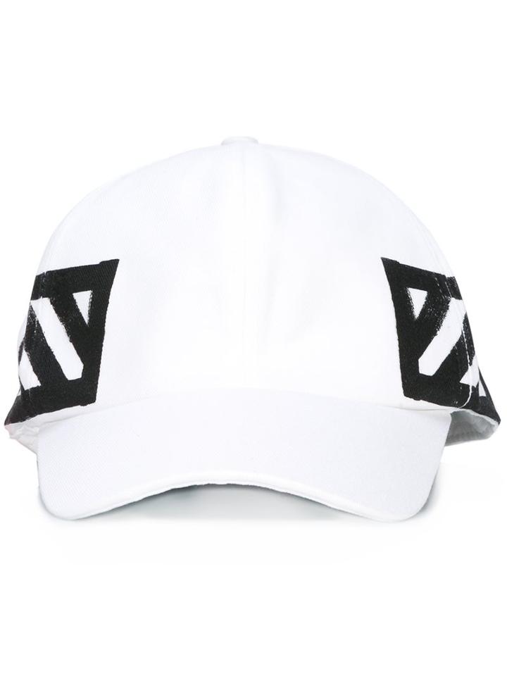 Off-white Diagonal Side Print Cap