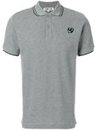 Mcq Alexander Mcqueen Contrast Trim Polo Shirt - Grey