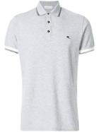 Etro Short Sleeve Polo Shirt - Grey