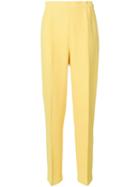 Moschino Pre-owned High Waist Tailored Trousers - Yellow