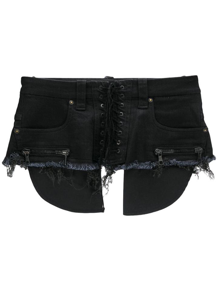 Unravel Project Lace-up Belt - Black