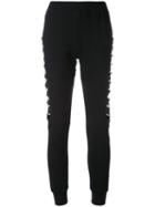 Philipp Plein - Track Pants - Women - Cotton/spandex/elastane/aluminium - S, Women's, Black, Cotton/spandex/elastane/aluminium