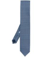 Salvatore Ferragamo Butterfly Print Tie - Blue