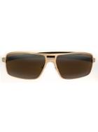 Tag Heuer Rectangular Frame Sunglasses - Metallic