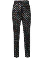 Paul Smith Floral Embroidered Trousers - Black