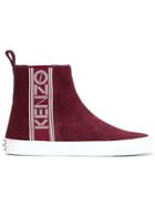 Kenzo Slip-on High Tops - Red