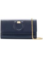 Salvatore Ferragamo Gancio Chain Wallet - Blue