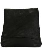 Guidi Full Grain Flat Square Backpack - Black