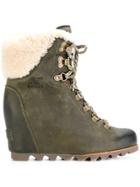 Sorel Lace Up Boots - Green