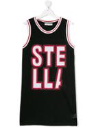 Stella Mccartney Kids Logo Mesh Tank Top Set - Black