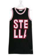 Stella Mccartney Kids Logo Mesh Tank Top Set - Black