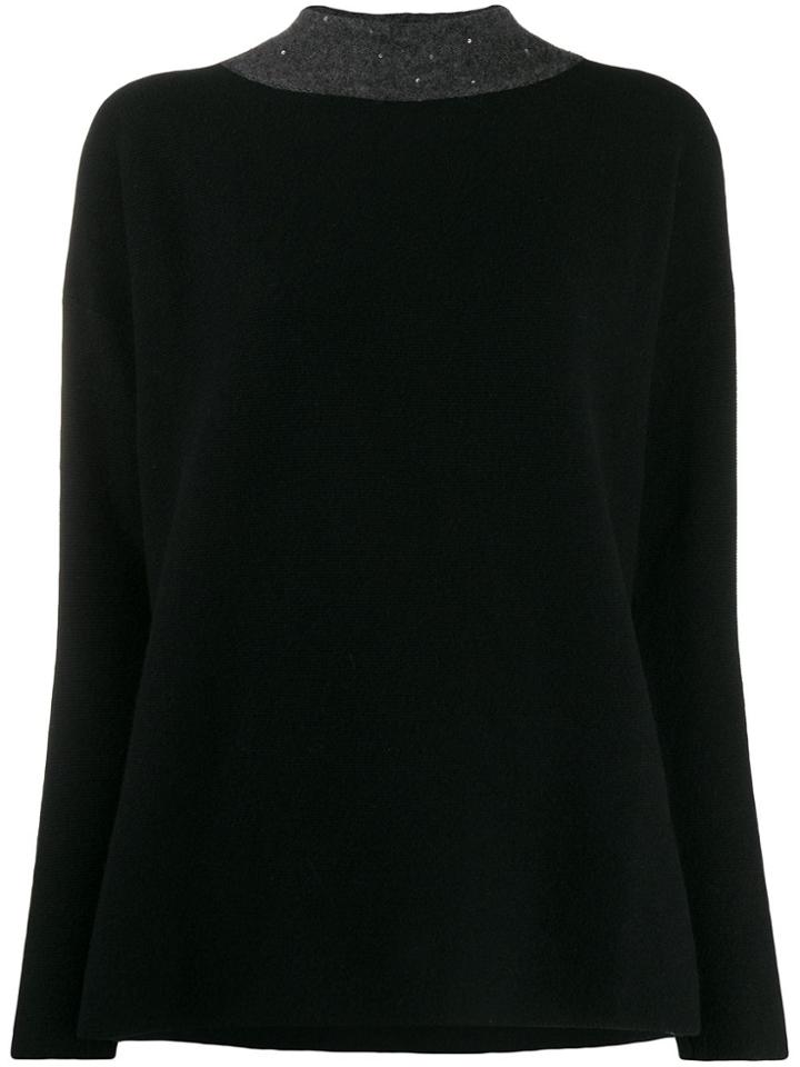 Fabiana Filippi Turtle Neck Jumper - Black