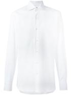 Barba Button-up Shirt, Men's, Size: 39, White, Cotton