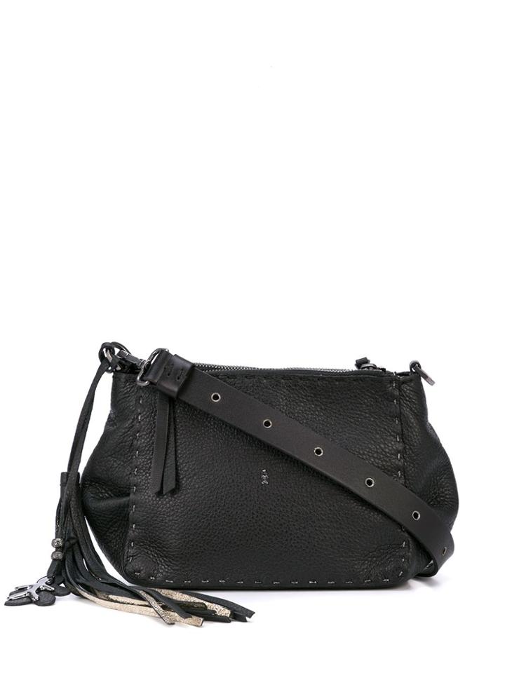 Henry Beguelin Tassel Cross-body Bag - Black