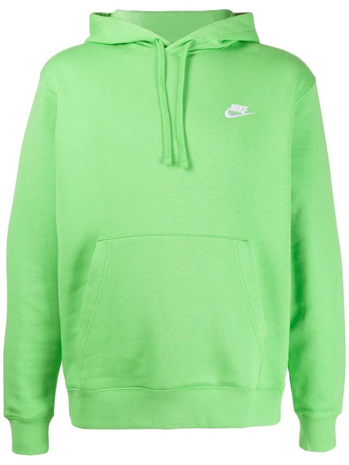 Nike Embroidered Logo Hoodie - Green