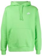 Nike Embroidered Logo Hoodie - Green