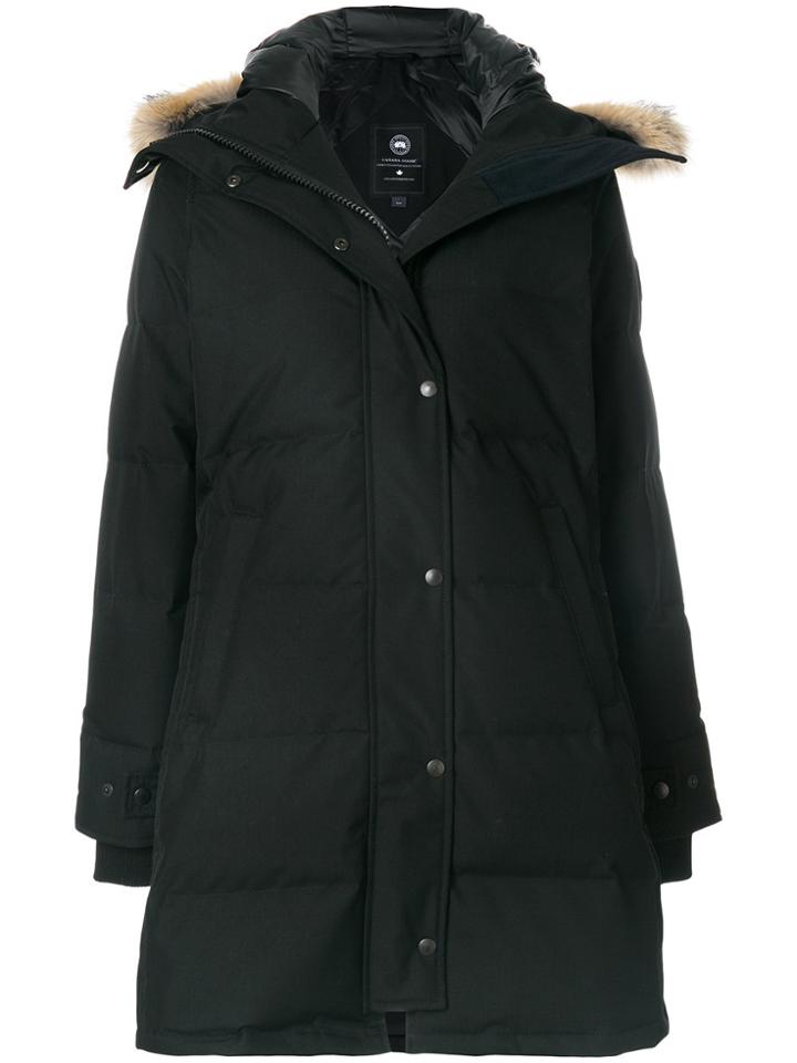 Canada Goose Long Sleeved Hooded Parka - Black