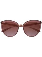 Dolce & Gabbana Eyewear Large Cat Eye Frame Sunglasses - Pink