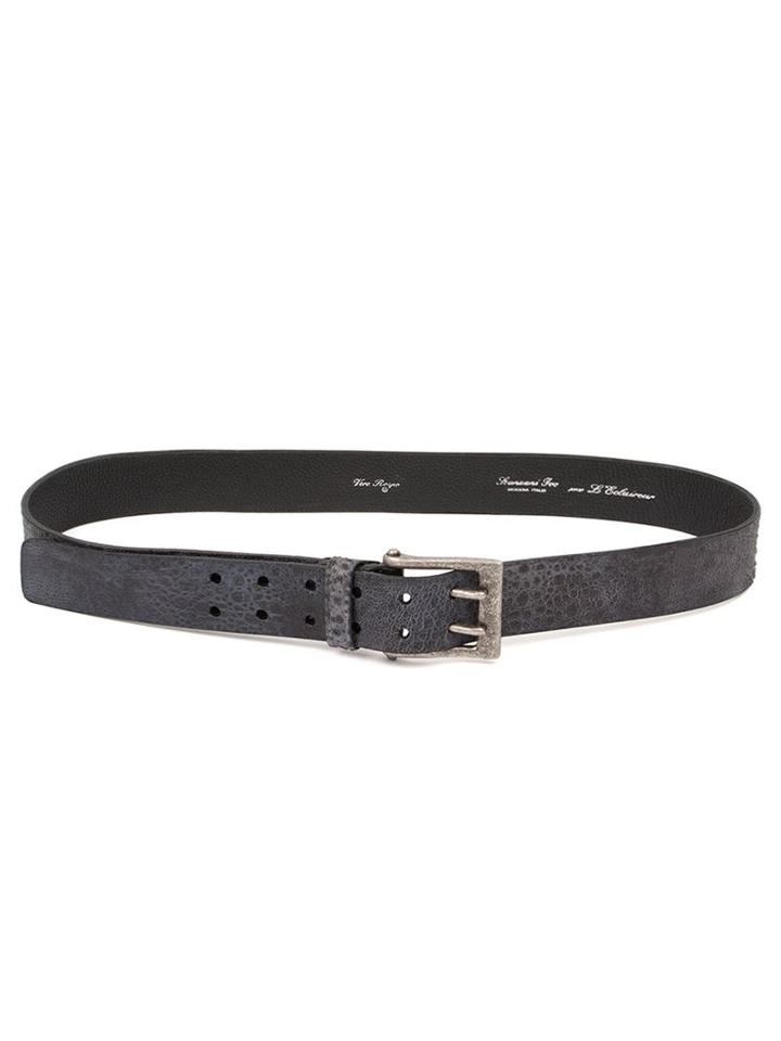 Ivo Scunzani 'scunzani Ivo For L'eclaireur' Belt, Men's, Size: Large, Blue, Toad Skin