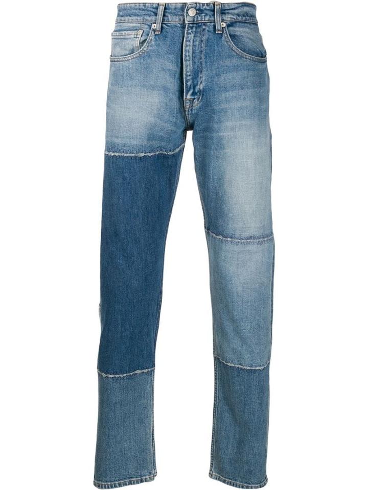 Ck Calvin Klein Patchwork Jeans - Blue
