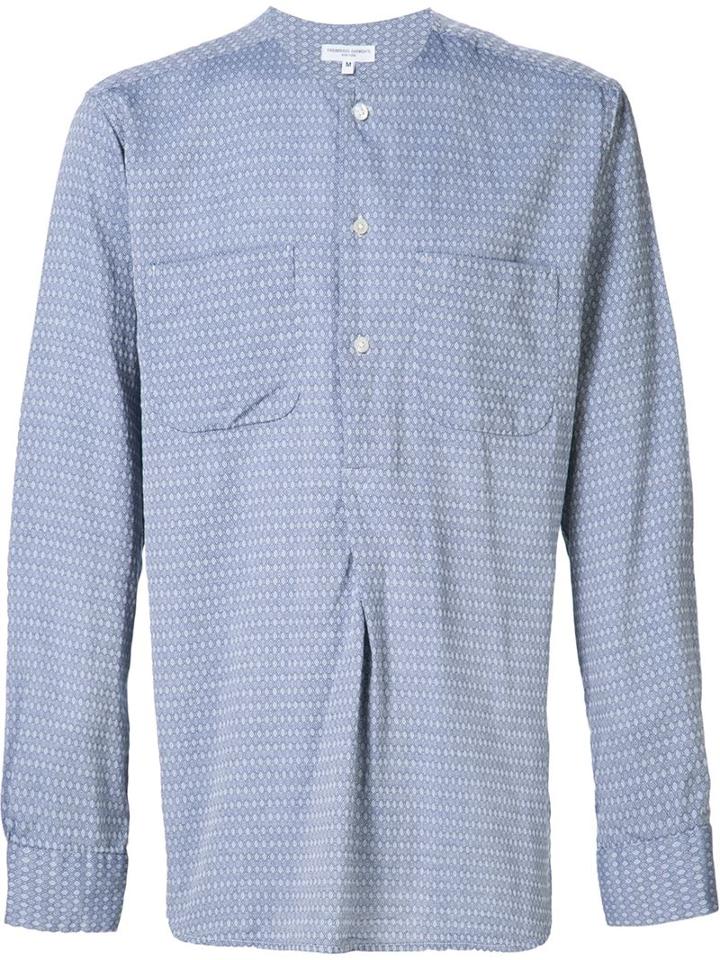 Engineered Garments Geometric Print Shirt