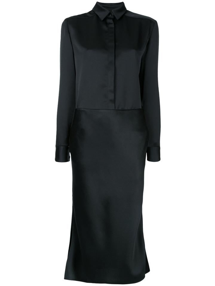 Christopher Esber Bias Shirt Dress - Black
