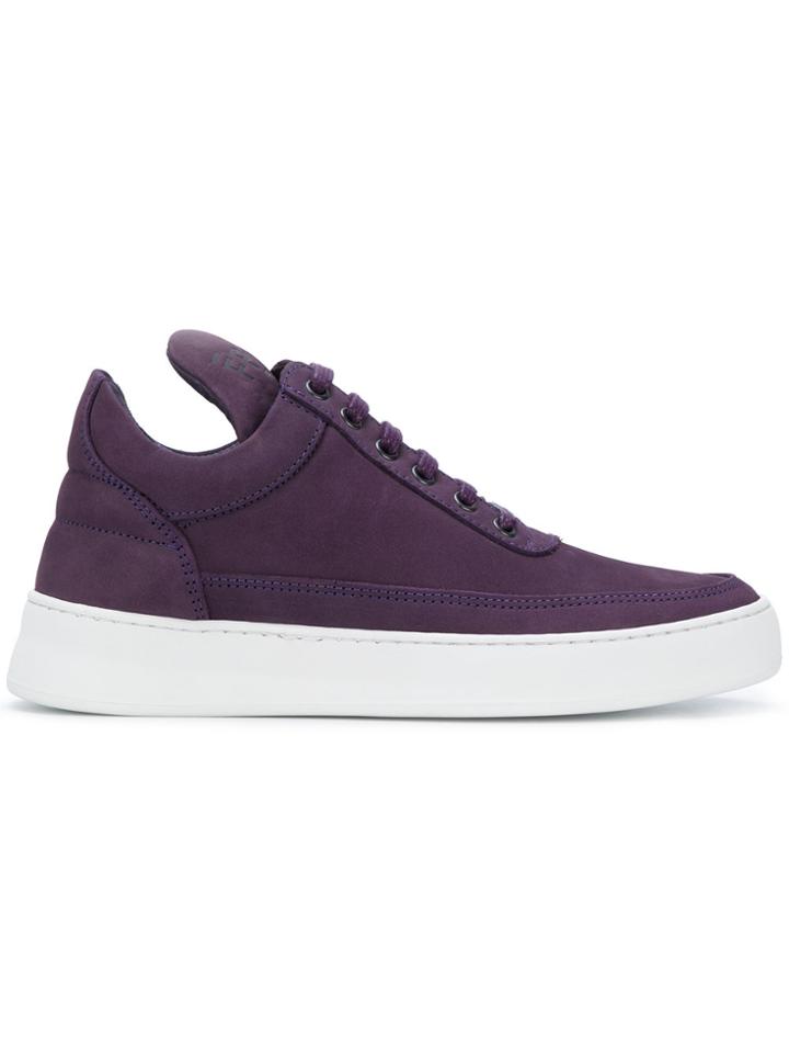 Filling Pieces Low Top Plain Lane Sneakers - Pink & Purple